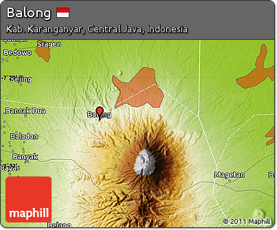 Physical Map of Balong