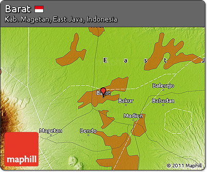 Physical Map of Barat