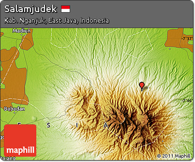 Physical Map of Salamjudek