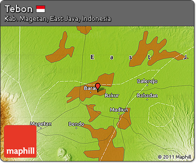 Physical Map of Tebon