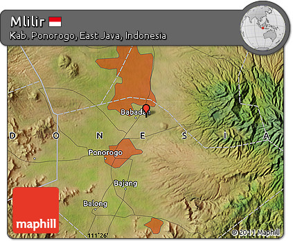 Satellite Map of Mlilir
