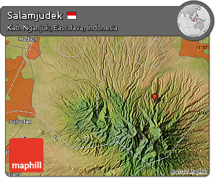 Satellite Map of Salamjudek