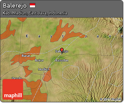 Satellite Map of Balerejo