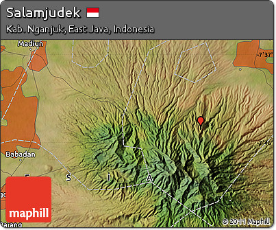 Satellite Map of Salamjudek