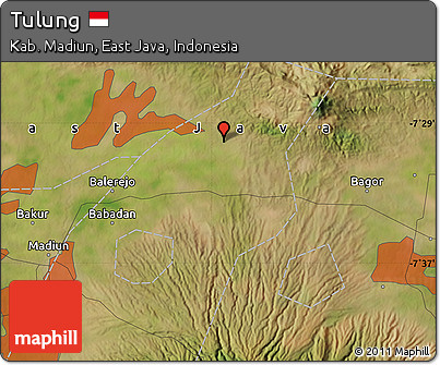 Satellite Map of Tulung