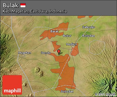 Satellite Map of Bulak