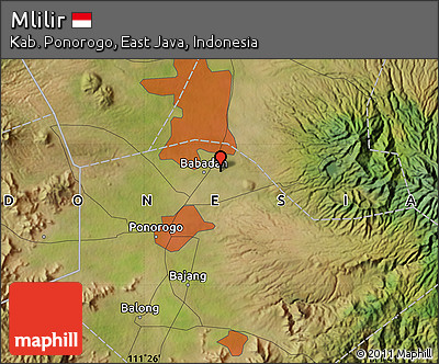 Satellite Map of Mlilir