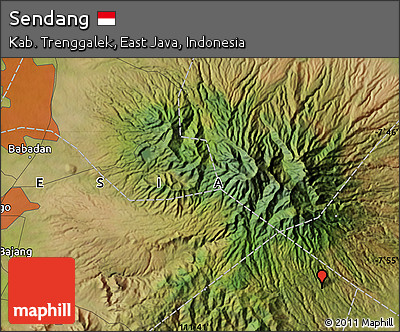 Satellite Map of Sendang