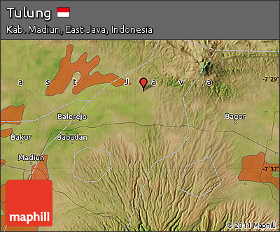 Satellite Map of Tulung