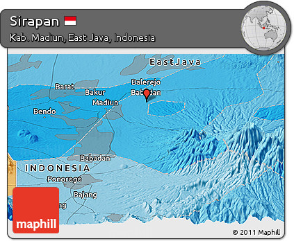 Political Panoramic Map of Sirapan