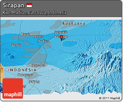 Political Panoramic Map of Sirapan