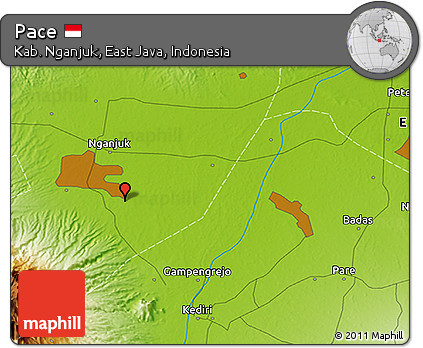 Physical 3D Map of Pace