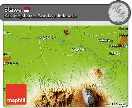 Physical 3D Map of Slawe