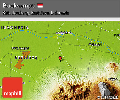 Physical 3D Map of Buaksempu