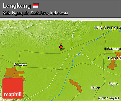 Physical 3D Map of Lengkong