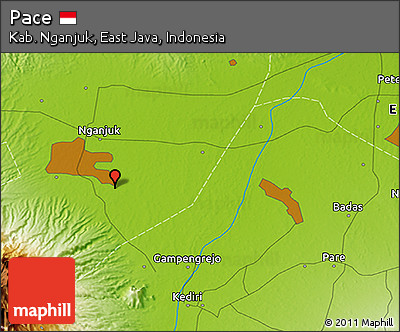 Physical 3D Map of Pace