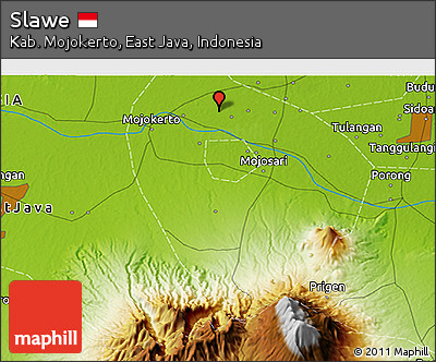 Physical 3D Map of Slawe
