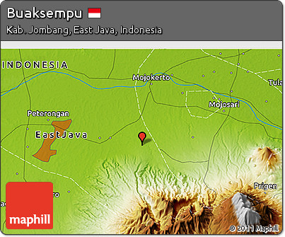 Physical 3D Map of Buaksempu