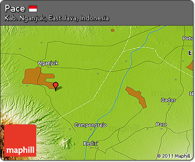 Physical 3D Map of Pace