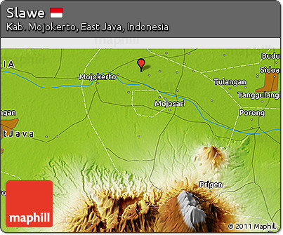 Physical 3D Map of Slawe