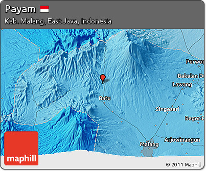 Political 3D Map of Payam