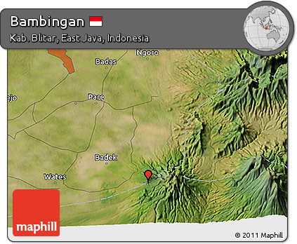 Satellite 3D Map of Bambingan