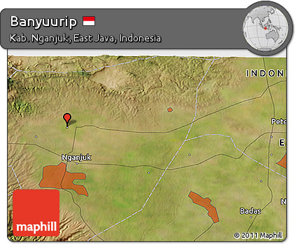 Satellite 3D Map of Banyuurip