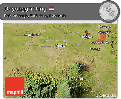 Satellite 3D Map of Doyonggrinting