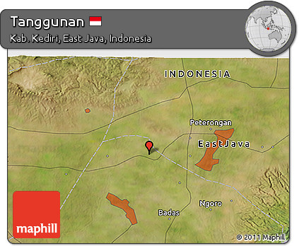 Satellite 3D Map of Tanggunan