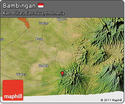 Satellite 3D Map of Bambingan