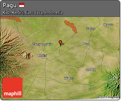 Satellite 3D Map of Pagu