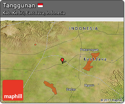 Satellite 3D Map of Tanggunan