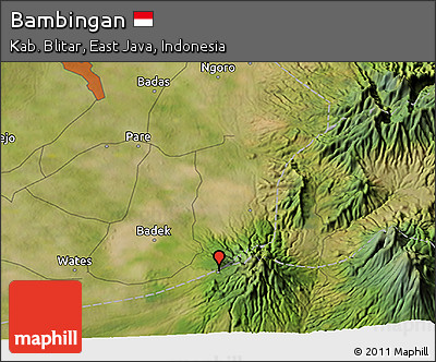 Satellite 3D Map of Bambingan