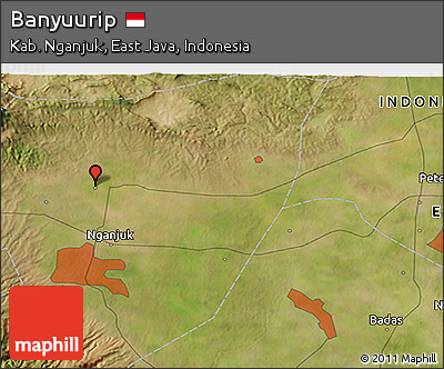 Satellite 3D Map of Banyuurip