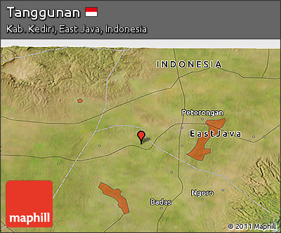 Satellite 3D Map of Tanggunan