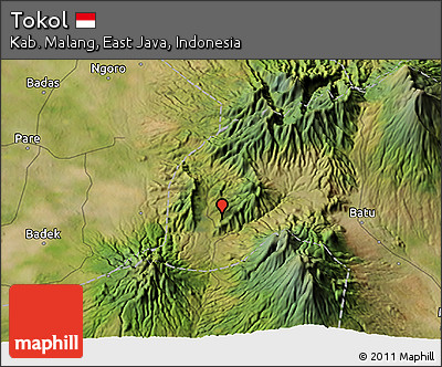 Satellite 3D Map of Tokol