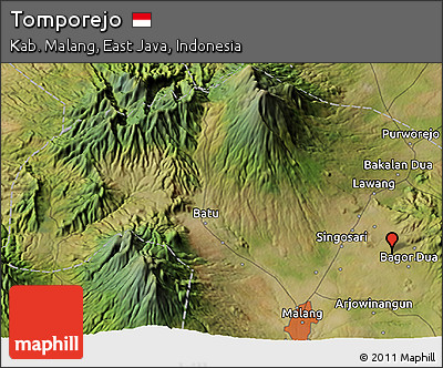 Satellite 3D Map of Tomporejo