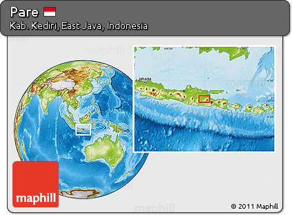 Physical Location Map of Pare