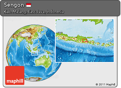 Physical Location Map of Sengon