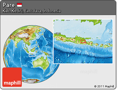 Physical Location Map of Pare