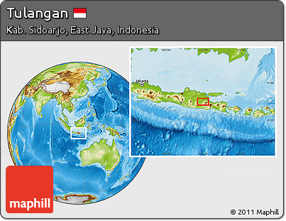 Physical Location Map of Tulangan