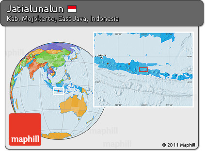 Political Location Map of Jatialunalun
