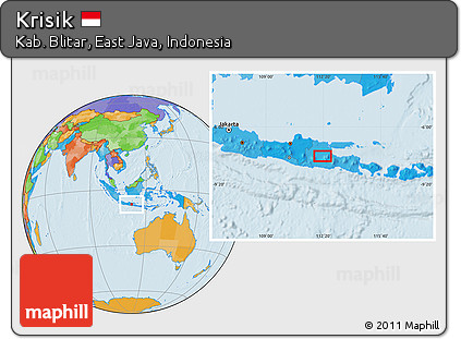 Political Location Map of Krisik