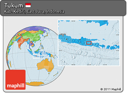 Political Location Map of Tukum