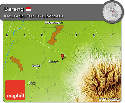 Physical Map of Bareng