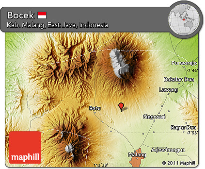 Physical Map of Bocek