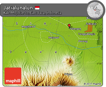 Physical Map of Jatialunalun