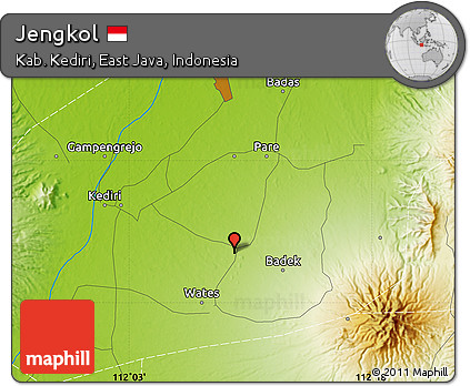 Physical Map of Jengkol