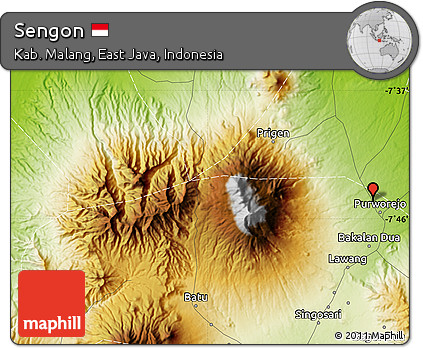 Physical Map of Sengon