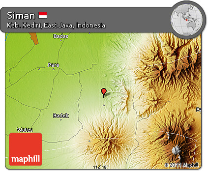 Physical Map of Siman